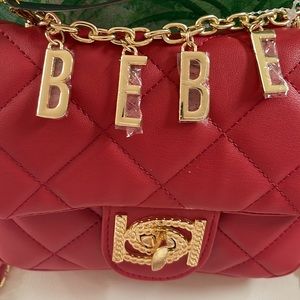 Bebe Red bag NWT 👛